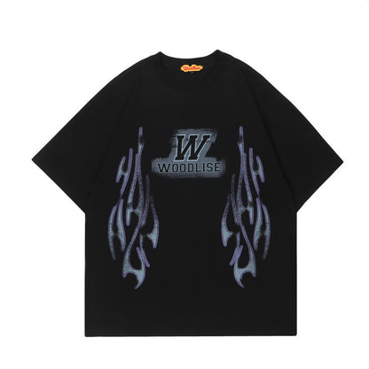 T-shirt stampa astratta