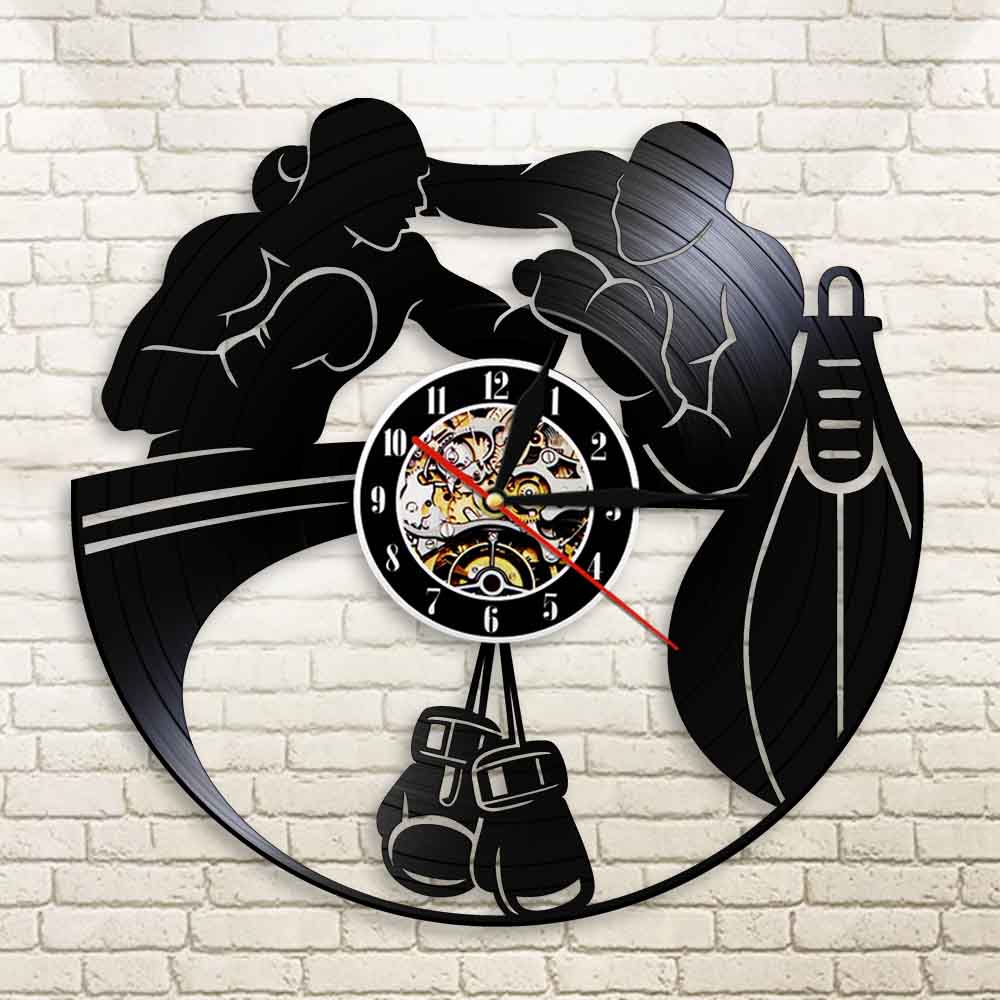 Orologio da parete Dj con ingranaggi luminosi