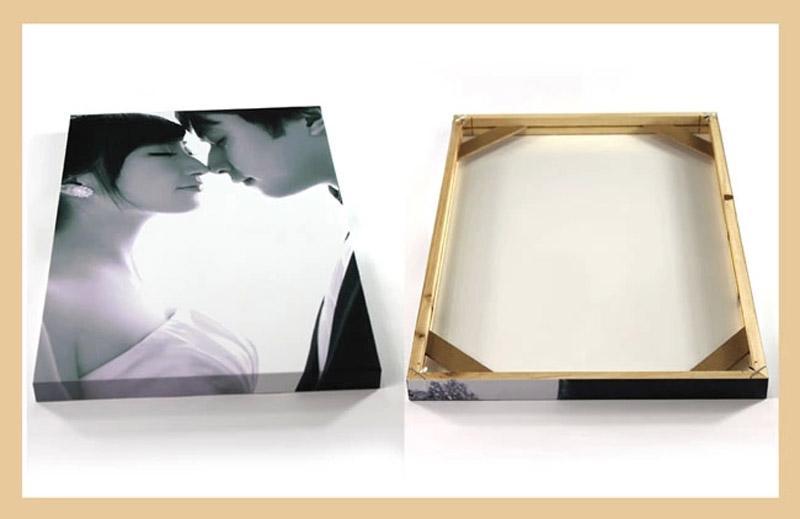 Cornice foto legno
