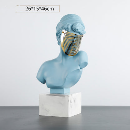 Scultura astratta ragazza