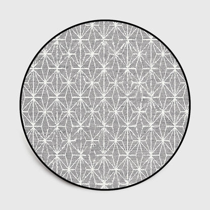 Tappeto geometrico rotondo