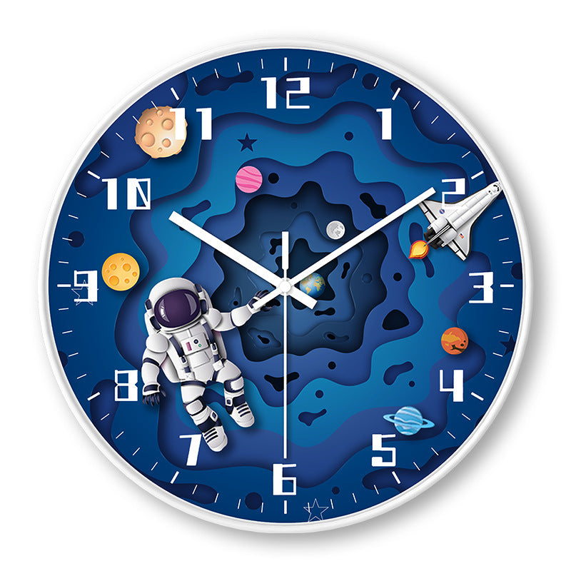 Orologio da parete Tema spazio papercraft