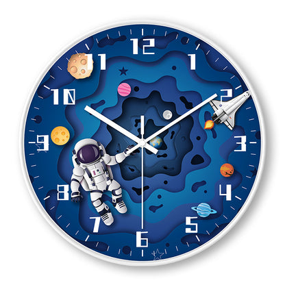 Orologio da parete Tema spazio papercraft