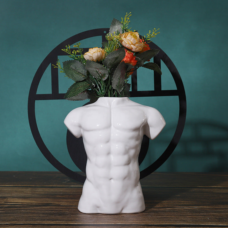 Vaso ceramica figura