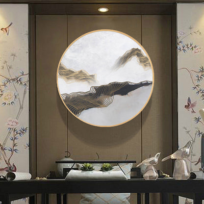 Quadro Circolare Oro
