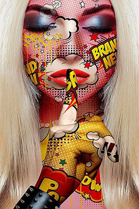 Poster graffiti astratto