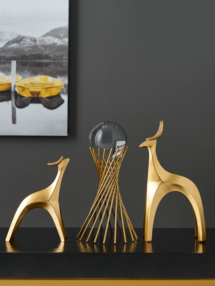 Decorazione Cervo Geometrica