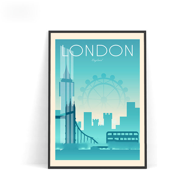Quadro tela tema viaggio