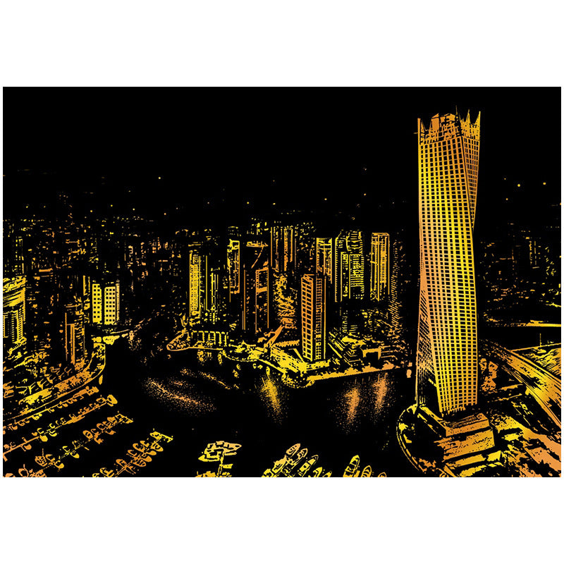 Quadro su tela Città di notte