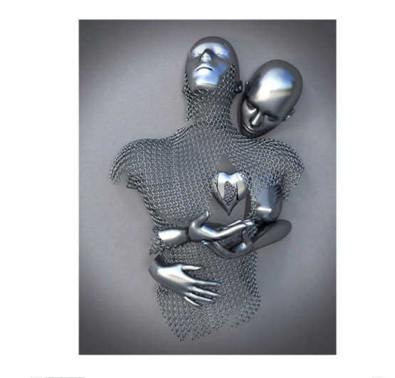Tela sagome metalliche