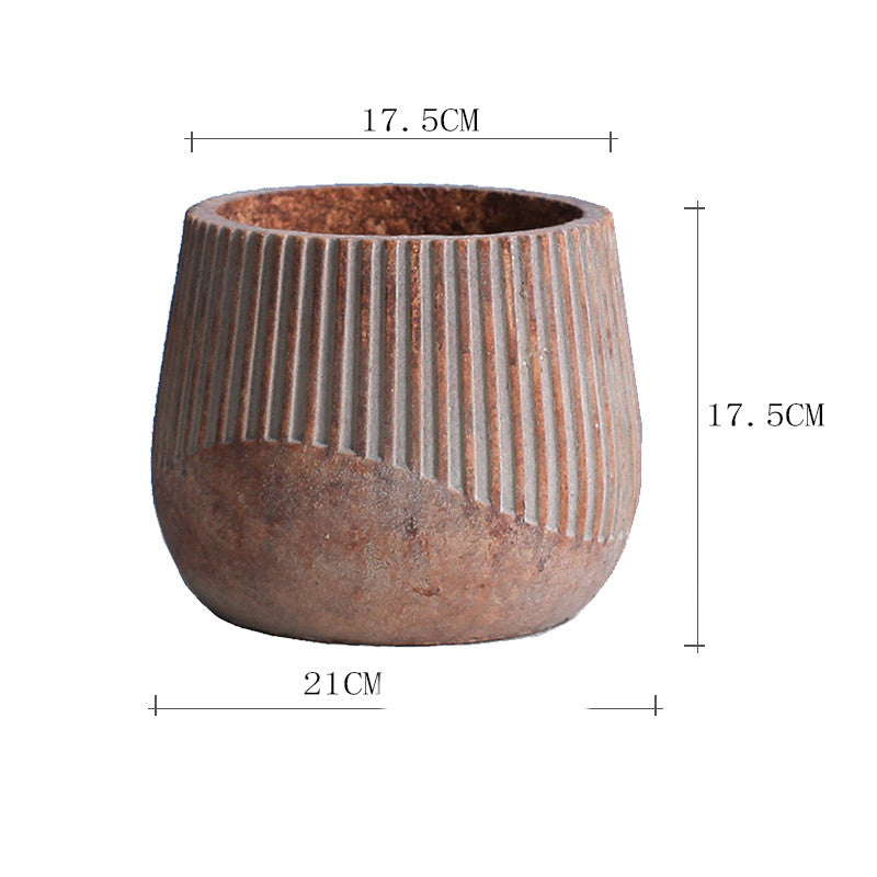 Vaso in cemento per piante