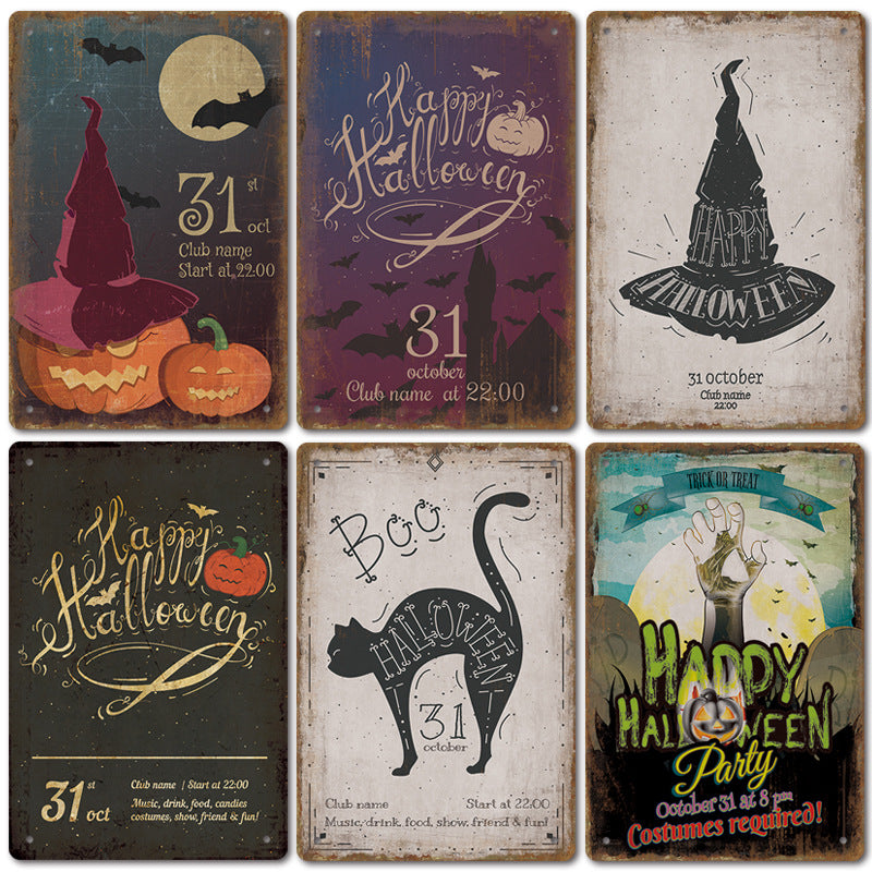 Quadro Halloween ferro