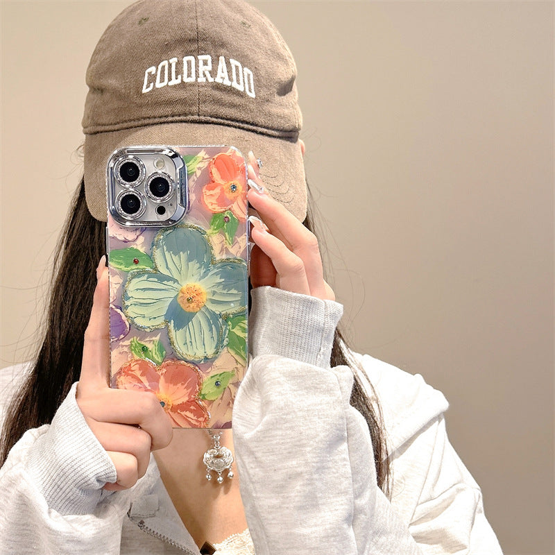 Custodia telefono fiori