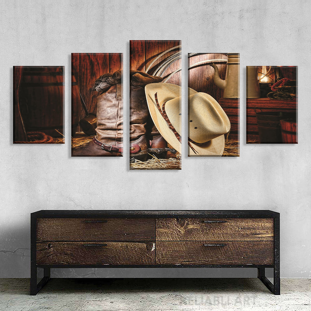 Quadro cowboy vintage