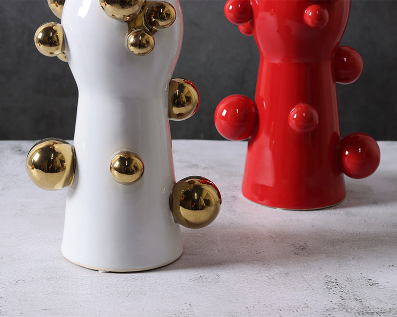 Vaso ceramica astratto