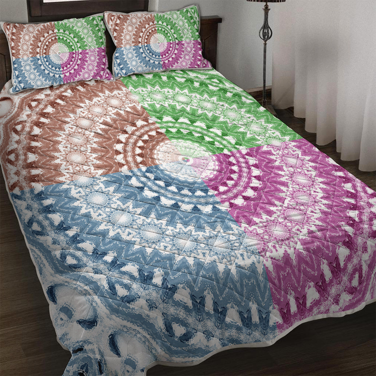 Copriletto mandala