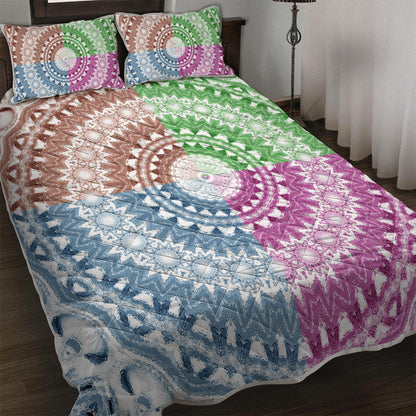 Copriletto mandala