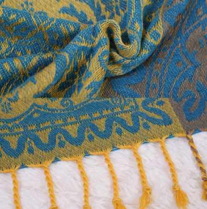 Coperta Chenille Boho