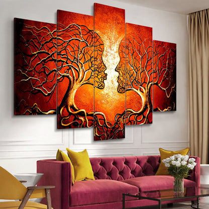 Quadro albero astratto