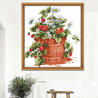 Kit ricamo fragole