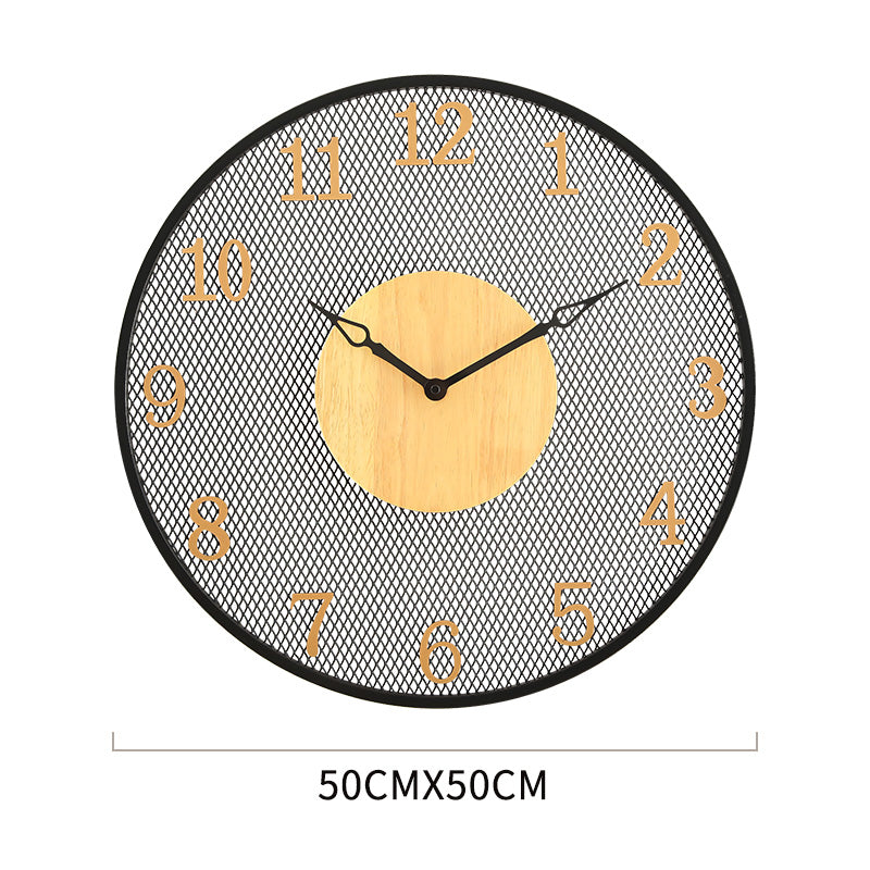Orologio da parete Mesh dorato