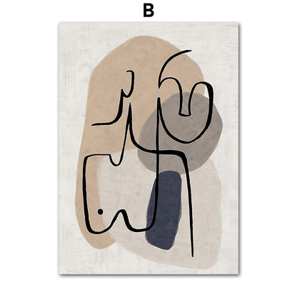 Quadro astratto blocchi