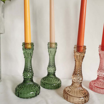 Candelabro vetro sfumato