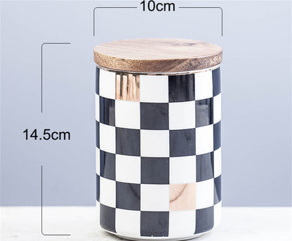 Barattolo ceramica sigillato
