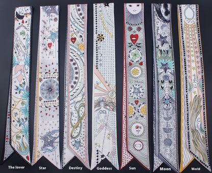 Foulard seta tarocchi
