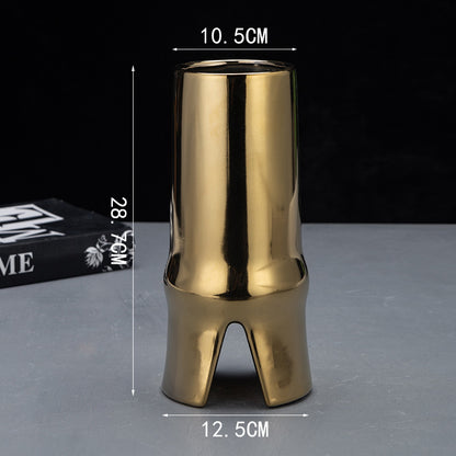 Vaso ceramica geometrico moderno