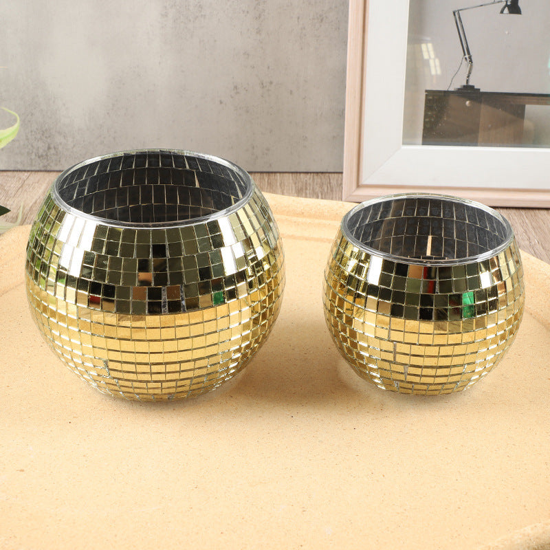 Portacandela disco retrò