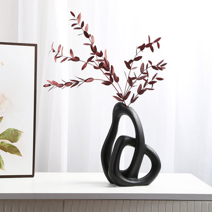 Vaso ceramica a cuore nordico
