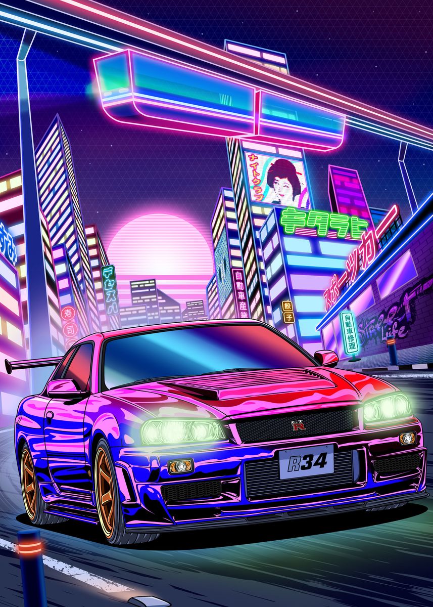 Poster Tokyo Kawaii