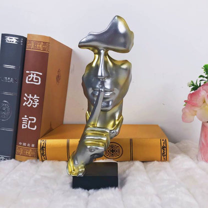 Decorazione viso astratto
