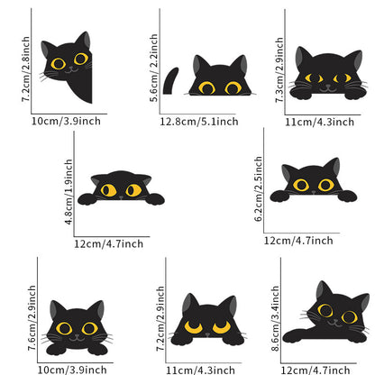 Adesivo murale gatto nero