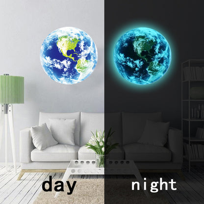 Adesivo 3D Luna Terra