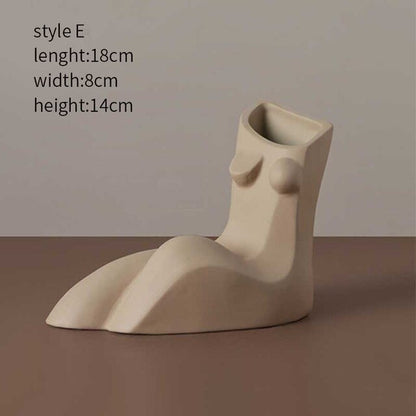 Vaso geometrico astratto