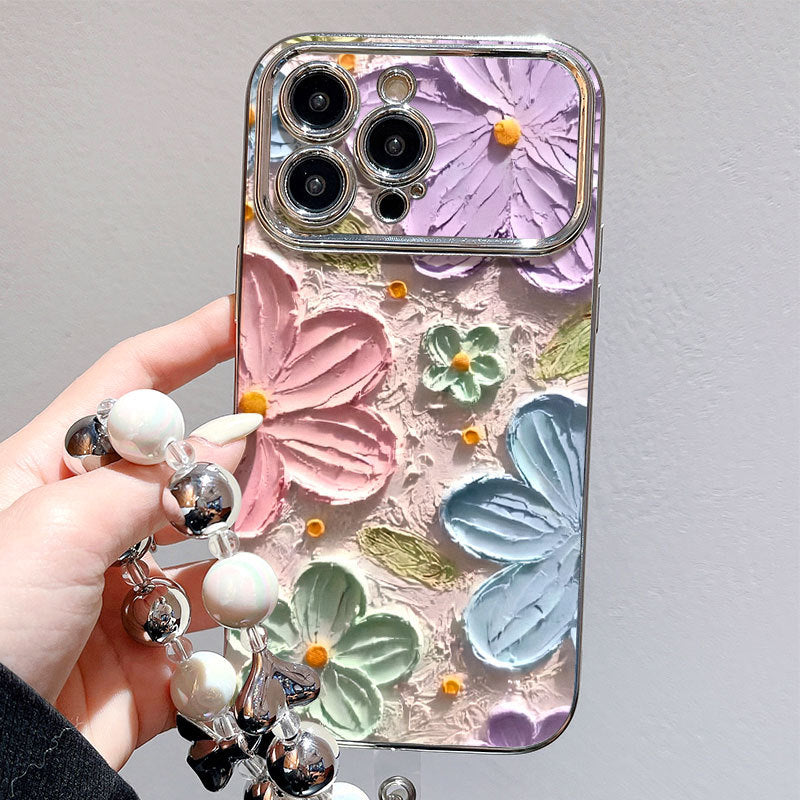 Custodia Telefono Fiori Dipinti