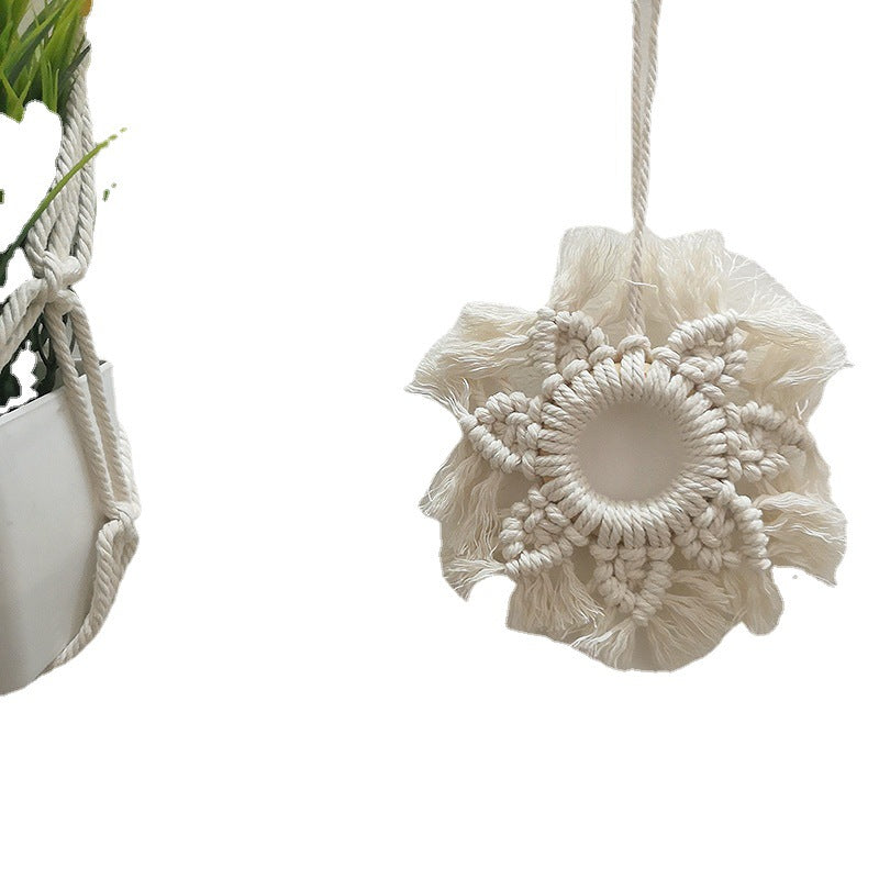 Ciondolo stella cotone boho