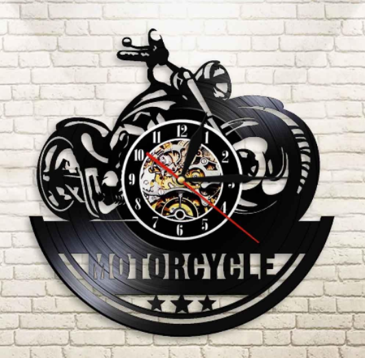 Orologio da parete Cuffie musica vintage
