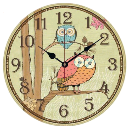 Orologio da parete Neon blu