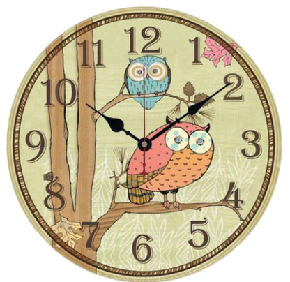 Orologio da parete Neon blu