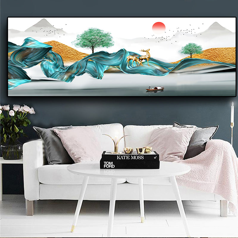 Quadro Paesaggio Alba