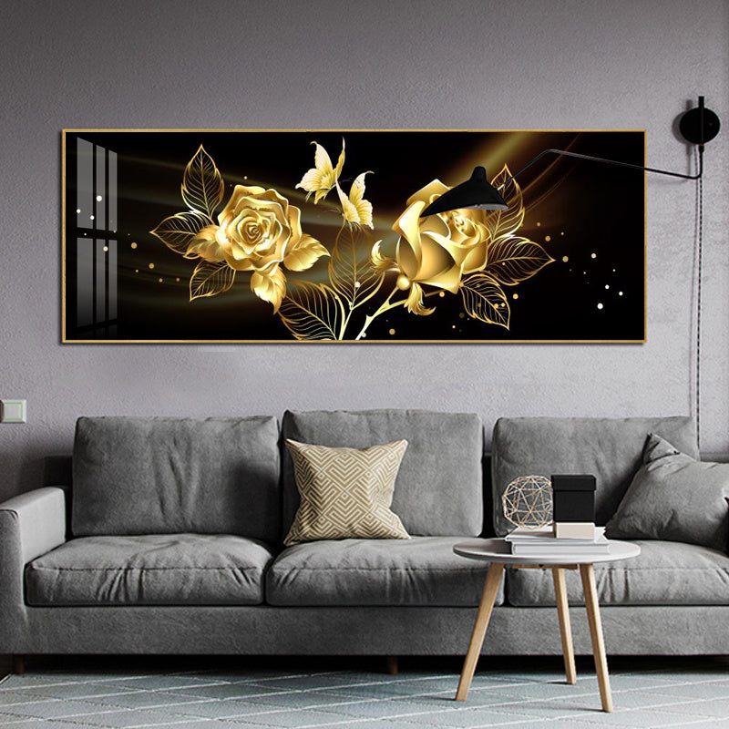 Quadro rose e oro