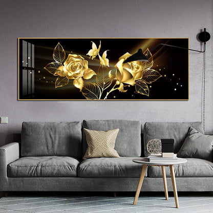 Quadro rose e oro