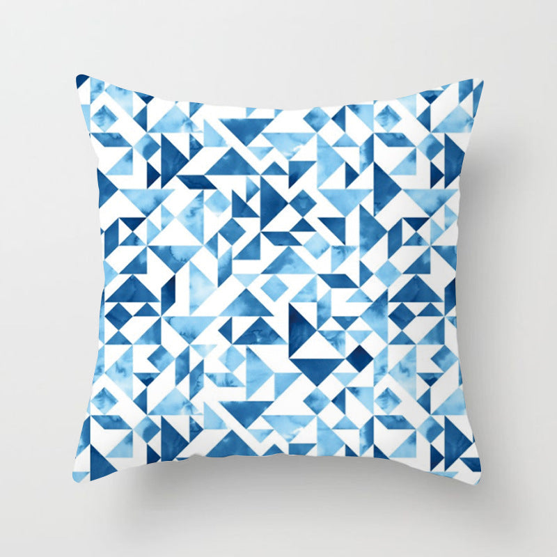 Cuscino motivo blu