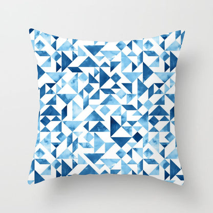 Cuscino motivo blu