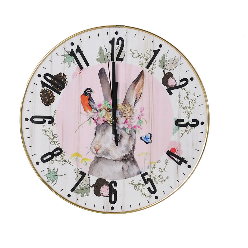 Orologio da parete Cervo fiori