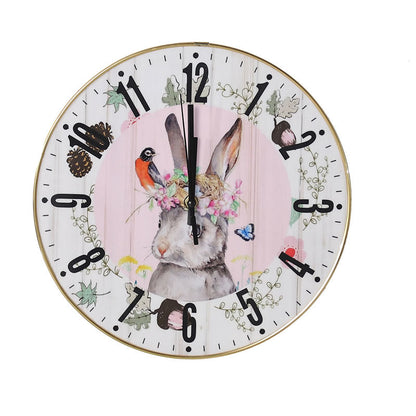 Orologio da parete Cervo fiori