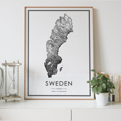 Quadro mappa mondo